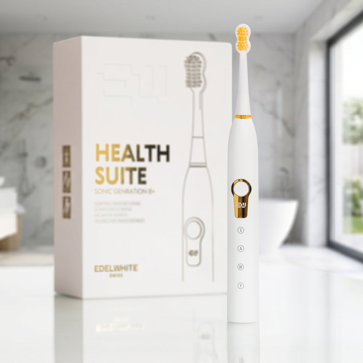 EDELWHITE SG8+ Health Suite sonic electric toothbrush for sensitive and receding gums